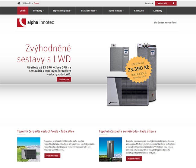 screenshot - nový web