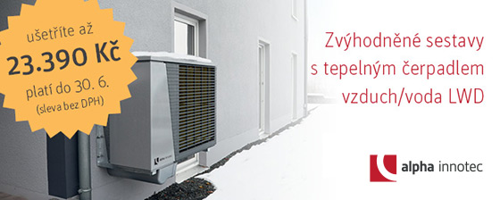 Zvýhodněné sestavy s tepelným čerpadlem LWD