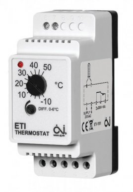 Termostat pro temperování potrubí ETI-1221