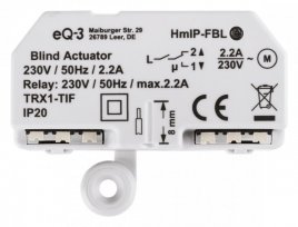 Homematic IP - Žaluziový aktor pod omítku - HmIP-FBL