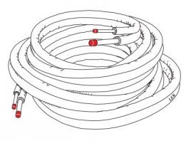 Dual Split potrubí 20m - Systém S  - LIA 0608