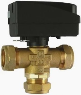 ALPHATEC třícestný ventil DWV CU 28