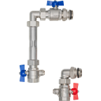 ALPHATEC připojovací sada pro instalaci měřičů tepla 3/4" vertikální