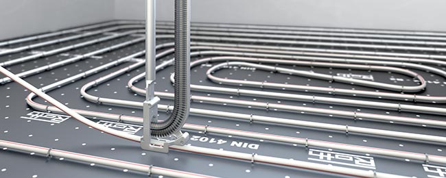 Podlahové topení Roth Tacker systém - pokládka